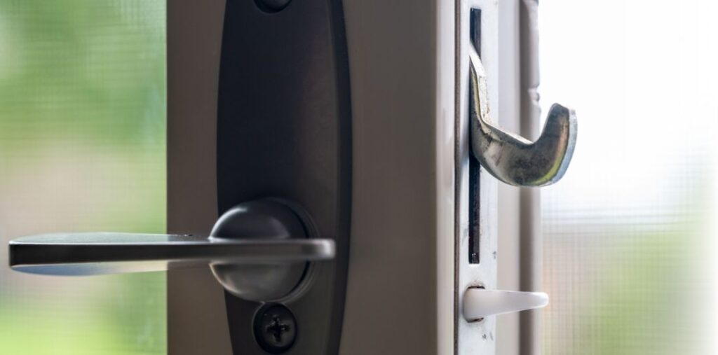 Secured Sliding Door